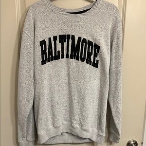 Baltimore Women's Heather Gray Sweater